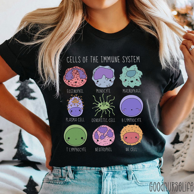 Cells Of The Immune System Nurse T-Shirt