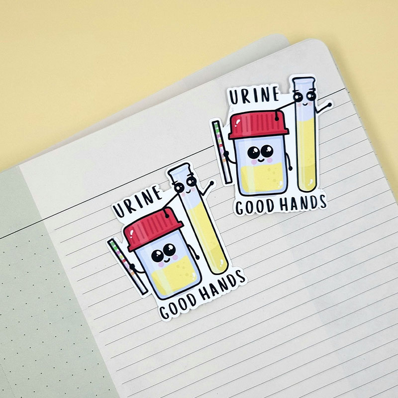 Urine Good Hands Nurse Stickers