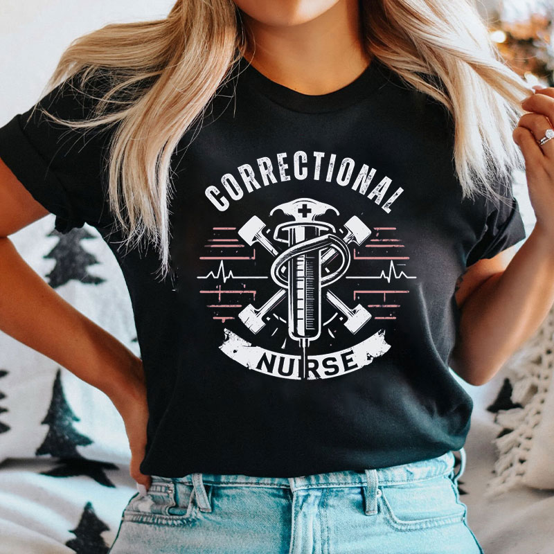 Correctional Nurse Healthcare In Corrections Nurse T-Shirt