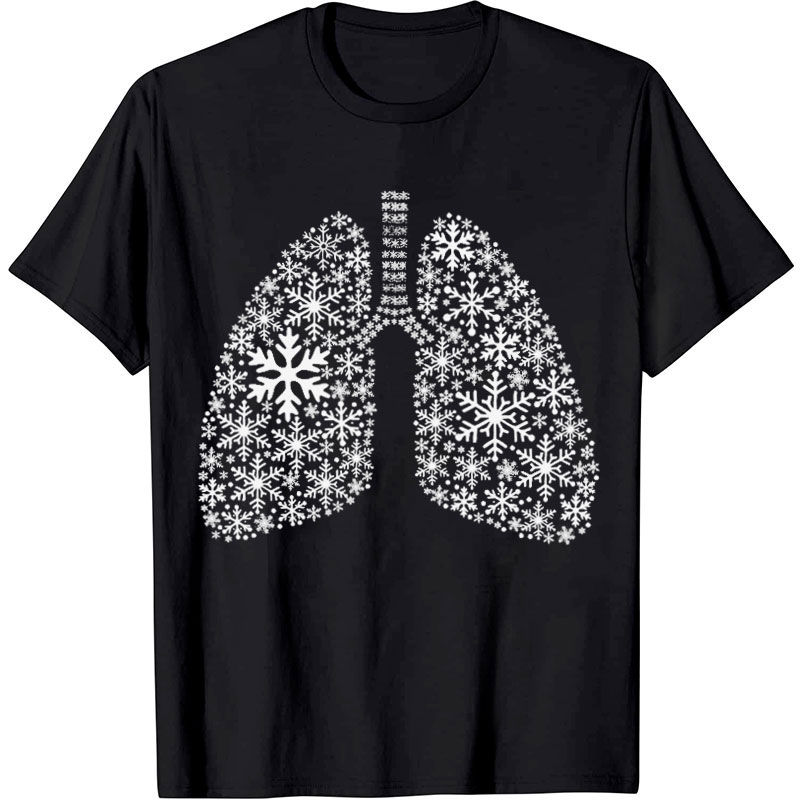 Snowflake Respiratory Therapy Nurse T-shirt