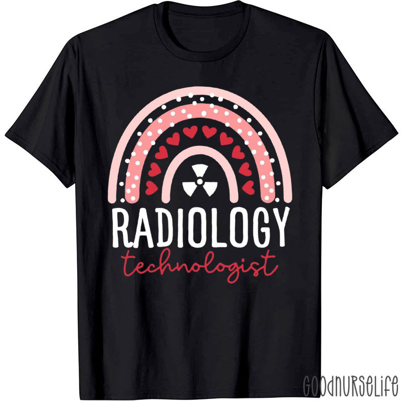 Red Heart Radiology Technologist T-Shirt