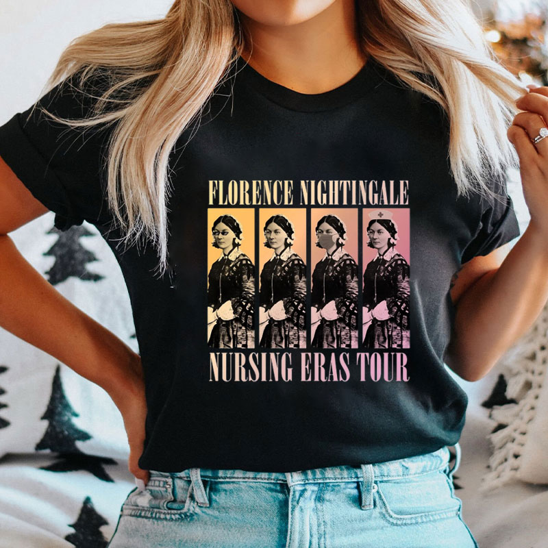 Florence Nightingale Nursing Eras Tour T-Shirt