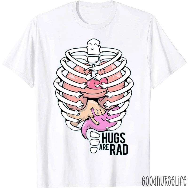 Hugs Are Rad Nurse T-Shirt