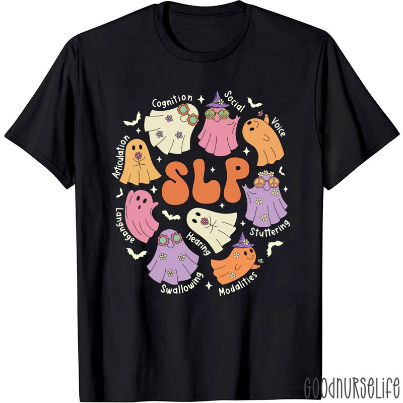 Halloween SLP Cute Ghost T-Shirt