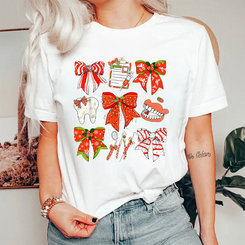 Festive Dental Bows T-Shirt