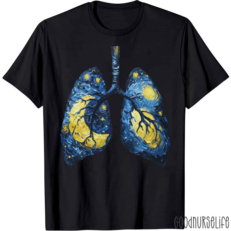 Anatomical Art Lungs T-shirt