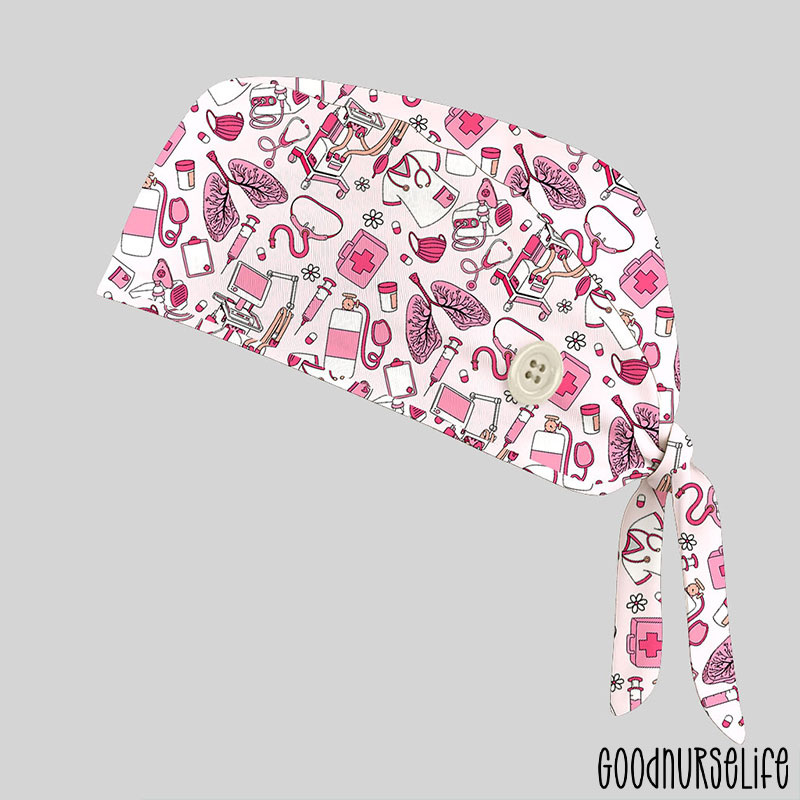 Take A Deep Breath Nurse Scrub Cap