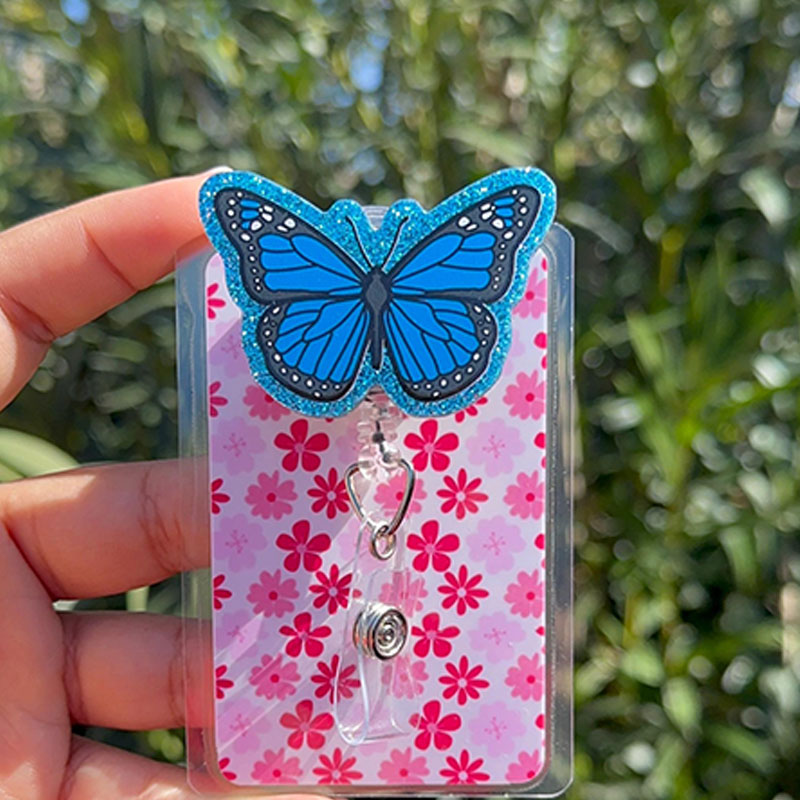 Beautiful Butterfly Badge Reel