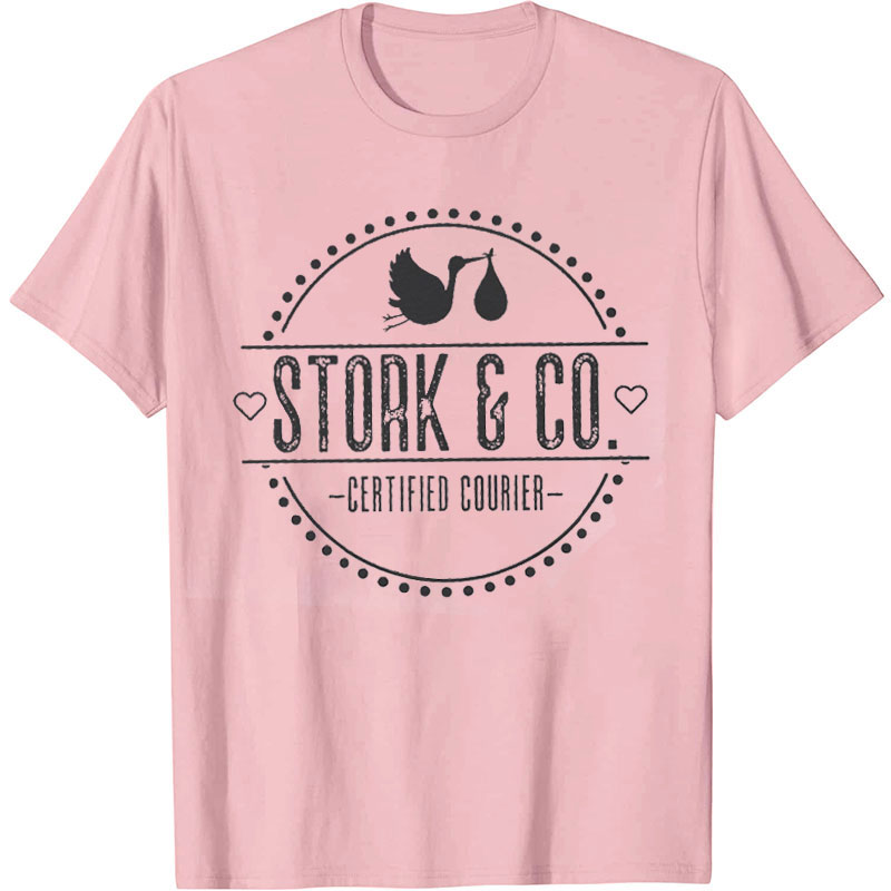 Stork And Co Certified Courier Nurse T-Shirt