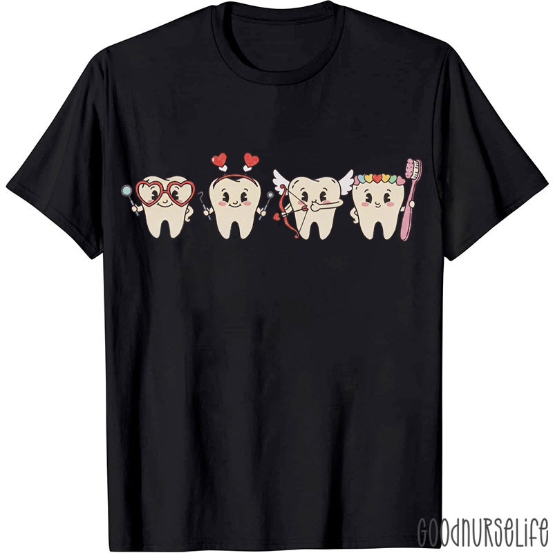 Retro Valentines Teeth T-shirt