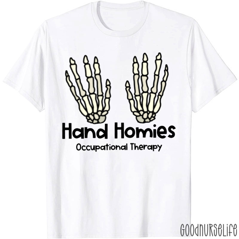 Hand Homies Occupational Therapy Small Nurse T-Shirt