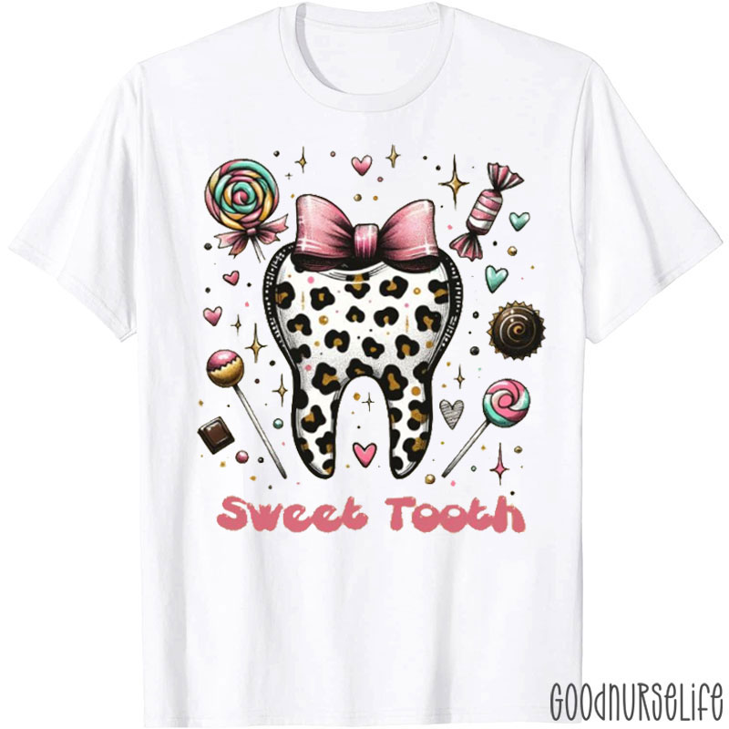 Leopard Printed Sweet Tooth T-shirt