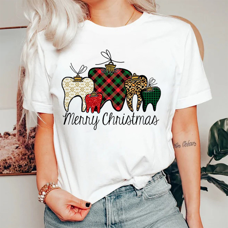 Merry Christmas Dental Nurse T-shirt