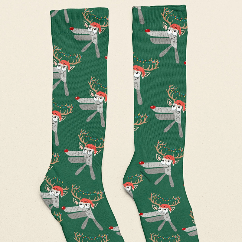 OBGYN Christmas Reindeer Speculum Socks