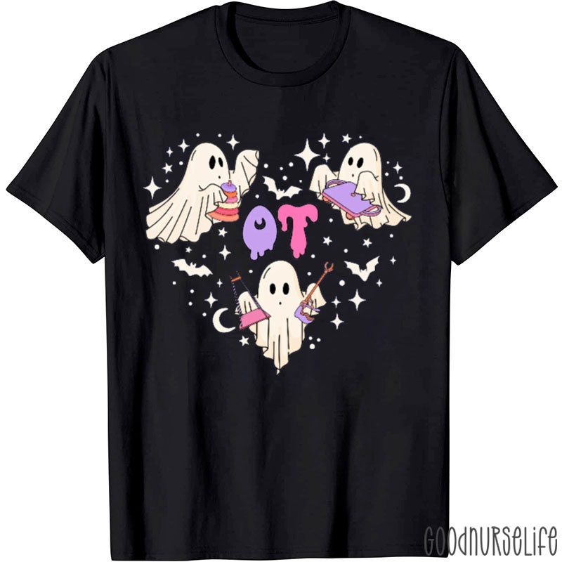 Occupational Therapist Halloween Heart T-Shirt