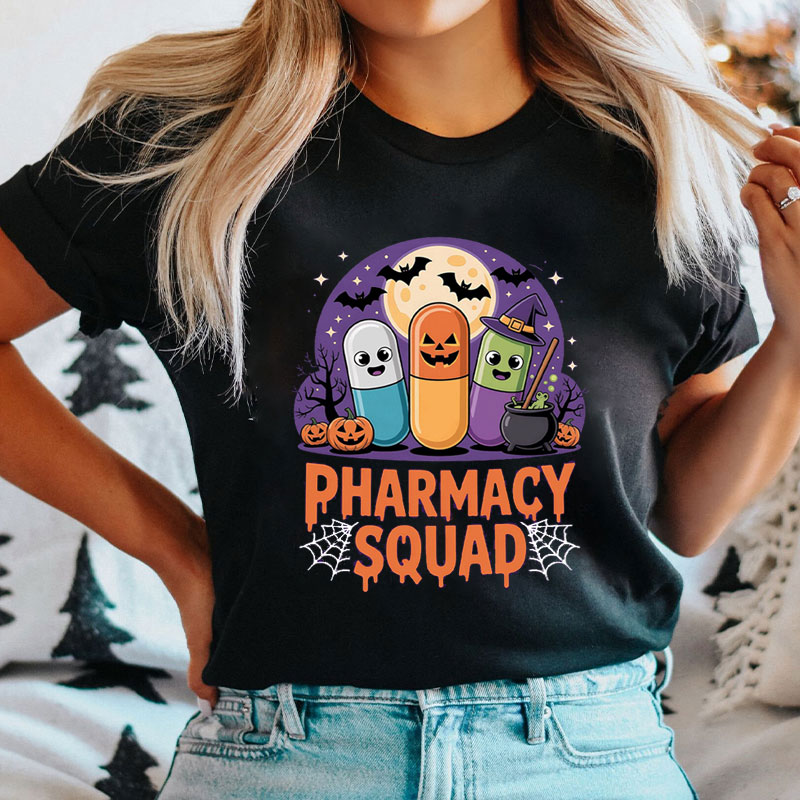 Spooky Pharmacy Squad T-Shirt