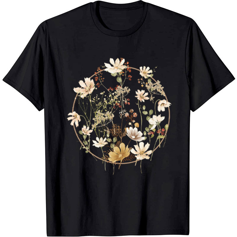 Colorful Daisy Cluster T-Shirt