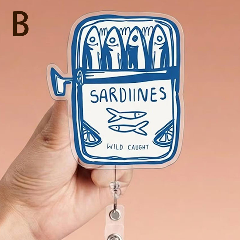 Sardine Can Badge Reel