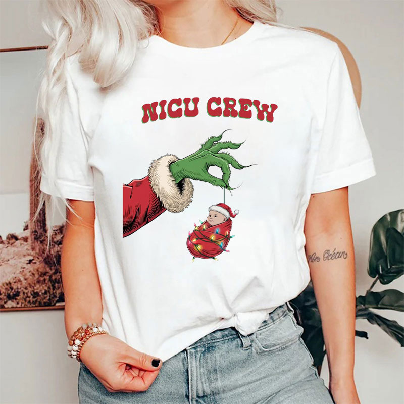 NICU Crew Baby Holiday T-Shirt
