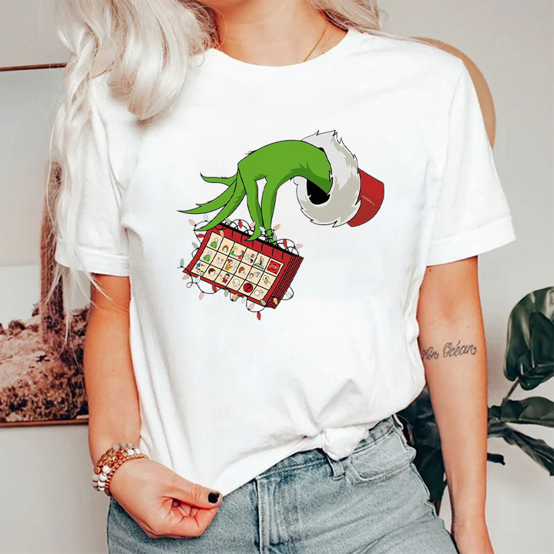 Advent Calendar And Festive Lights T-Shirt