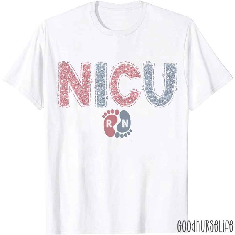 Glitter Nicu Nurse T-Shirt