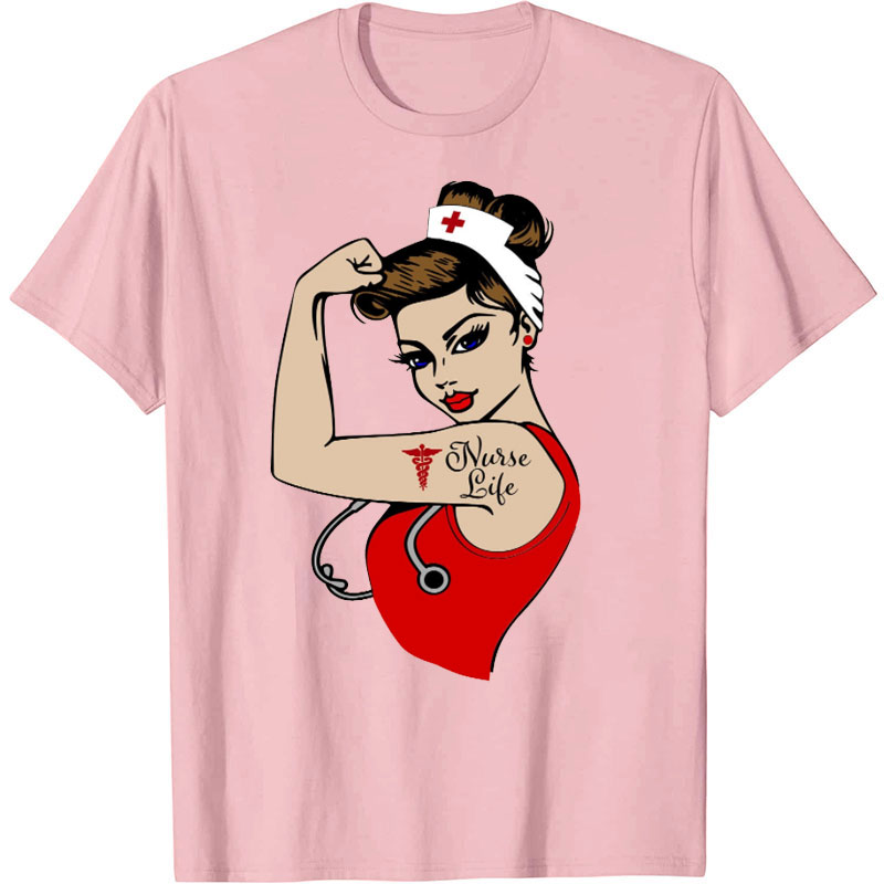 Women Power Nurse T-Shirt
