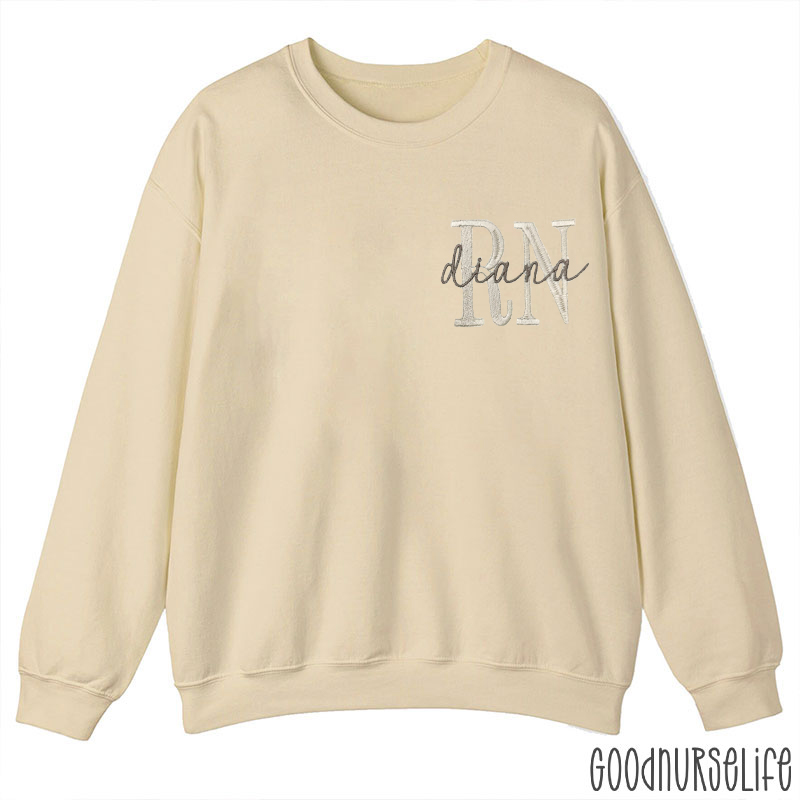 Personalized Name And Job Title Nurse Sweatshirt