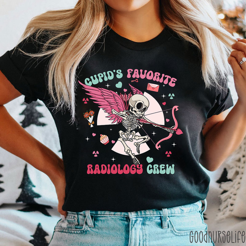 Cupid's Favorite Radiology Crew Nurse T-Shirt
