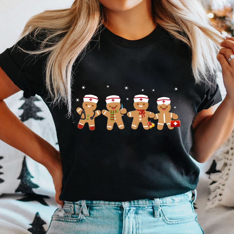 Cute Gingerbread Nurse T-shirt