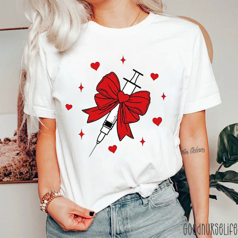 Syringe Valentine Nurse T-Shirt