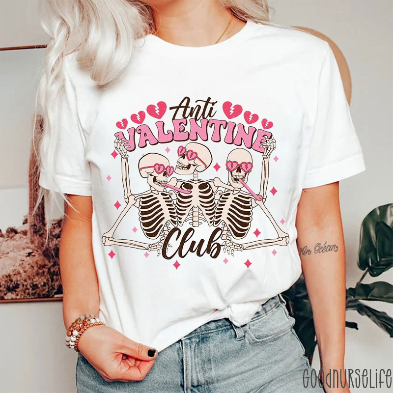 Anti Valentine Club Nurse T-Shirt
