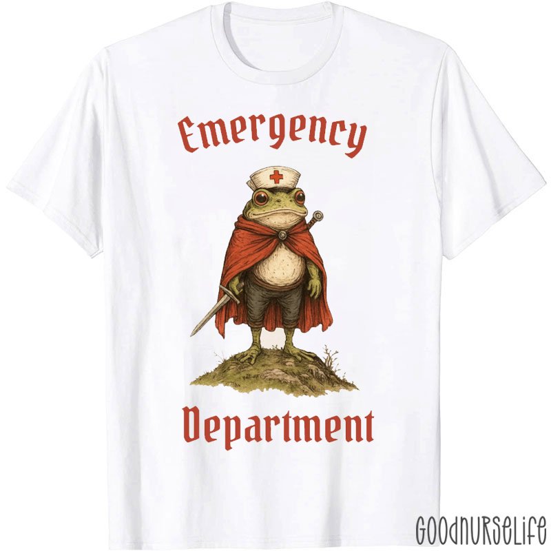 Frog Medicine Emergency Department T-shirt