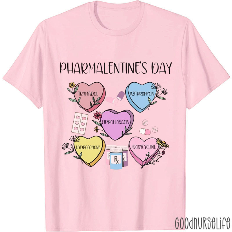 Pharmacy Valentine Pharmalentine's Day T-Shirt