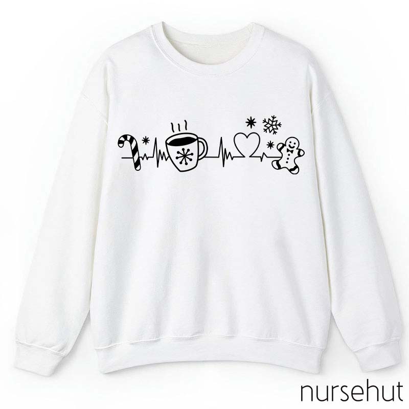 Christmas Heartbeat Nurse Sweatshirt
