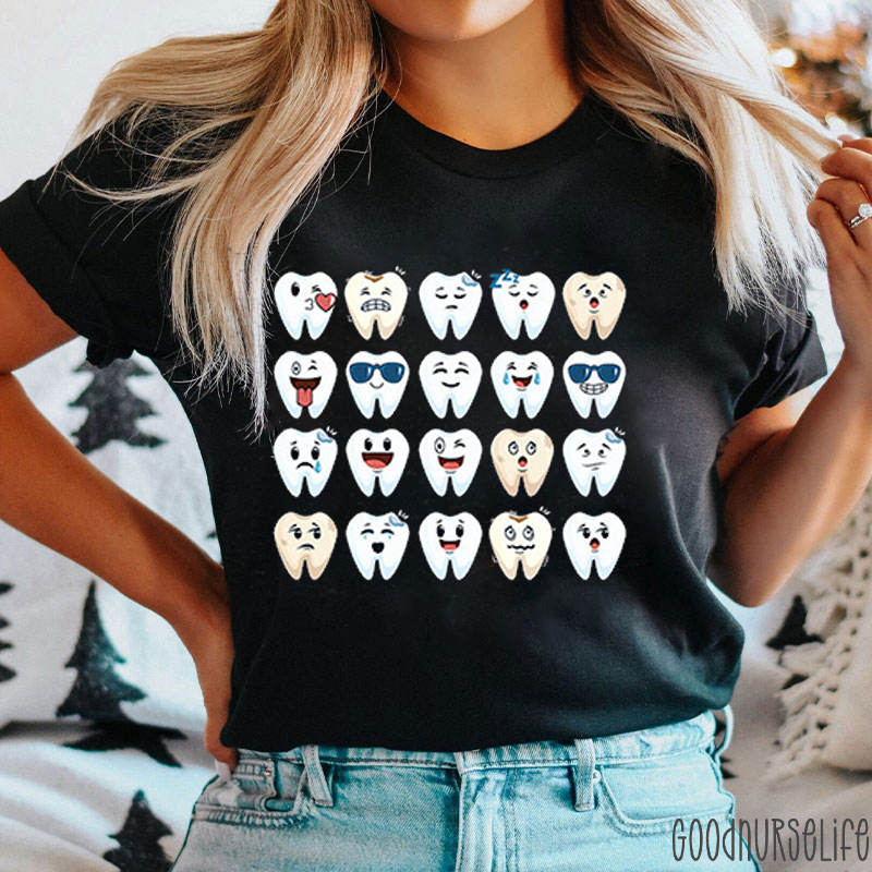 Teeth In Various Health Conditions Nurse T-shirt