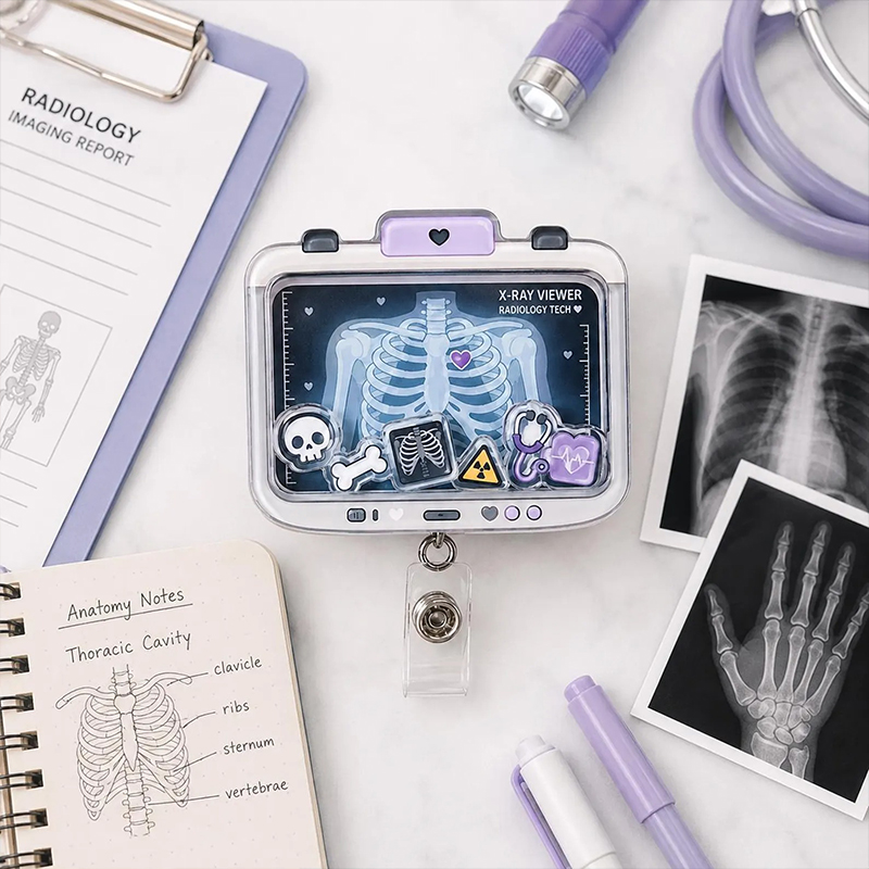 Radiology X Ray Shaker Badge Reel