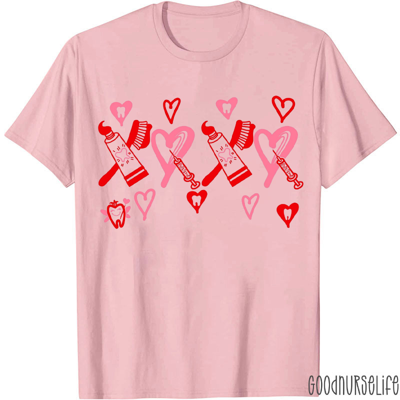 Dental Valentine XOXO T-shirt