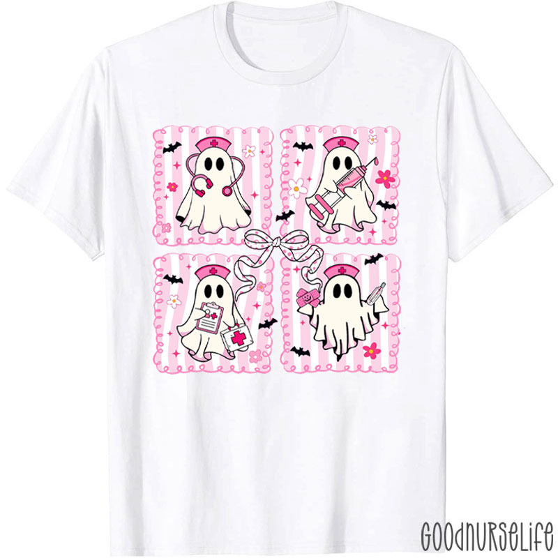 Nurse Ghosts With Medical Tools Nurse T-Shirt