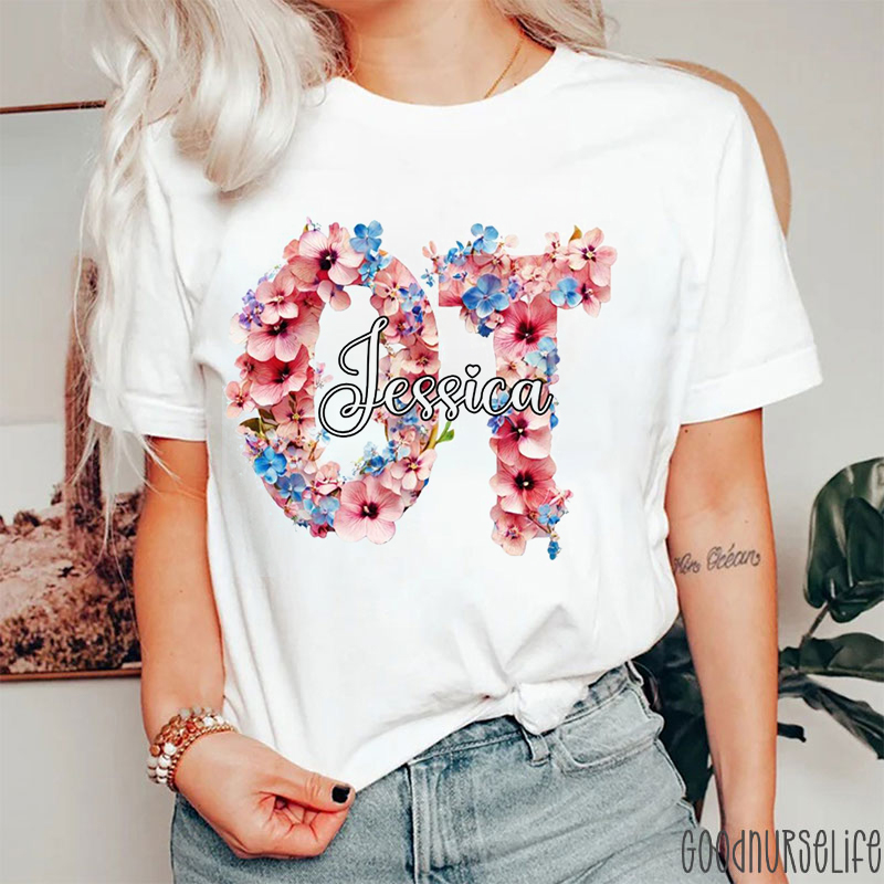 Personalized Name OT Nurse T-Shirt