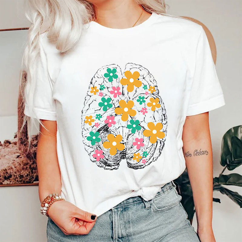 Beautiful Mind Mental Health Matters Nurse T-Shirt