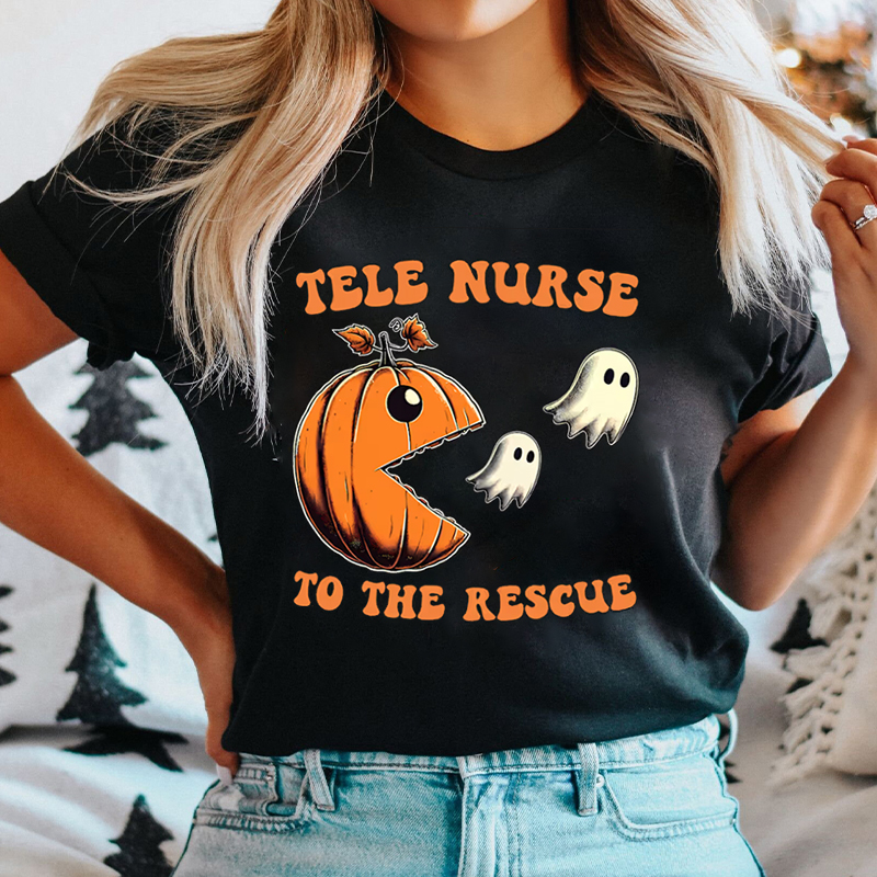 Tele Nurse To The Rescue Nurse T-shirt
