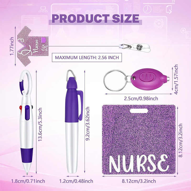 Glitter Nurse Uniform Nurse Badge Reel
