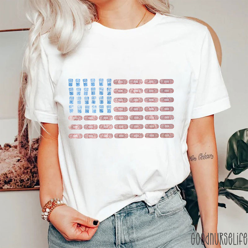 Patriotic Healthcare Worker T-Shirt