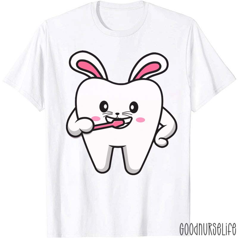 Bunny Tooth Brush Your Teeth T-Shirt