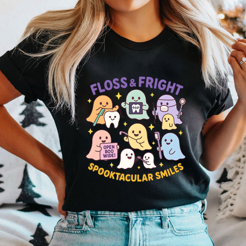 Floss And Fright Spooktacular Smiles T-Shirt