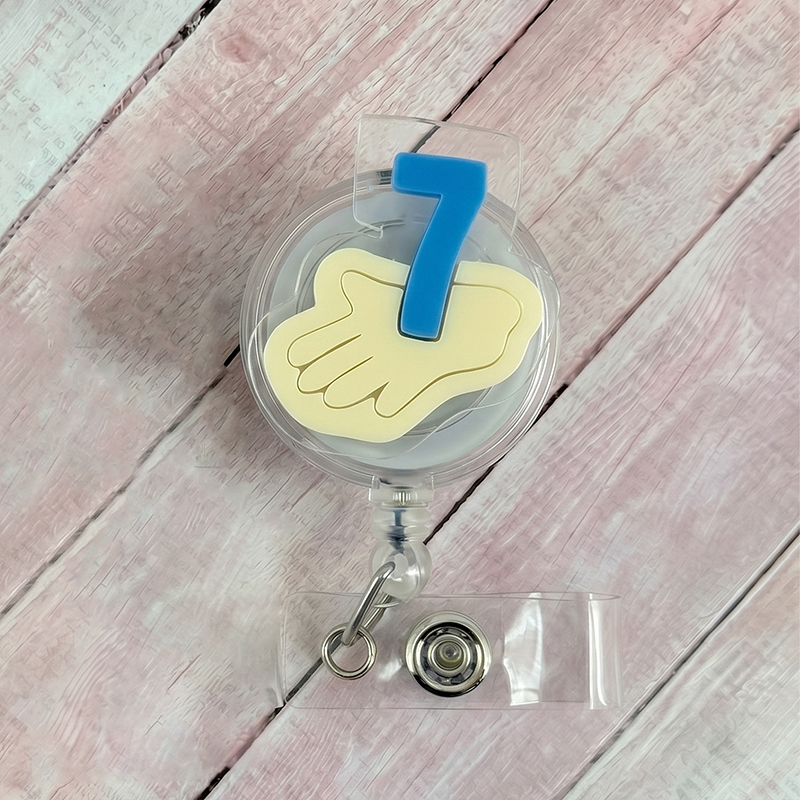 Funny 6 7 Nurse Badge Reel