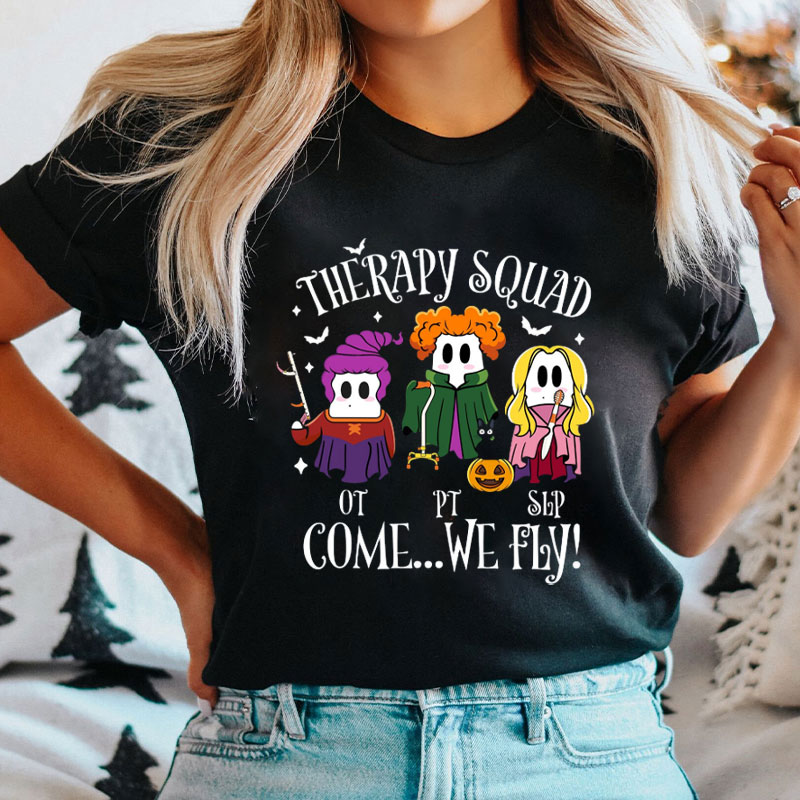 Halloween Therapy Witch Squad T-Shirt
