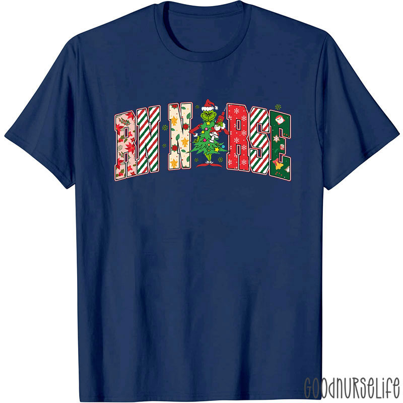 Personalized Specialty Christmas Tree Nurse T-Shirt