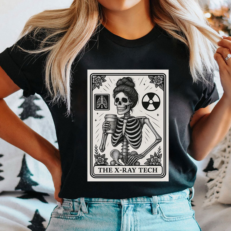 The X - Ray Tech Skeleton Tarot T-Shirt