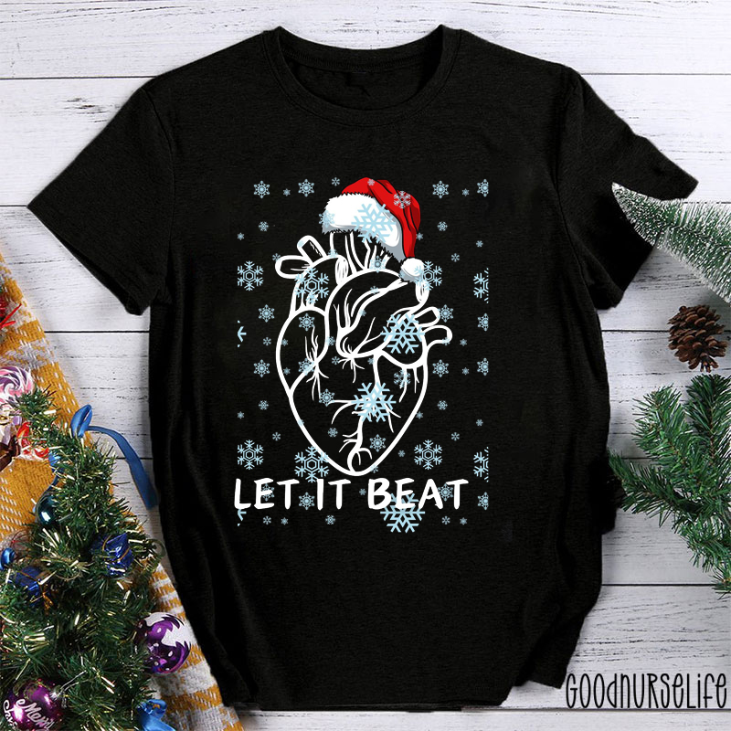 Let It Beat Cardiac Nurse T-shirt